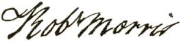 signature of Robert Morris