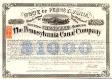 Canal Stock Certificate